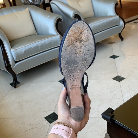 Hermès Ibiza Wedge in Marine Indigo - Picture 5 of 6